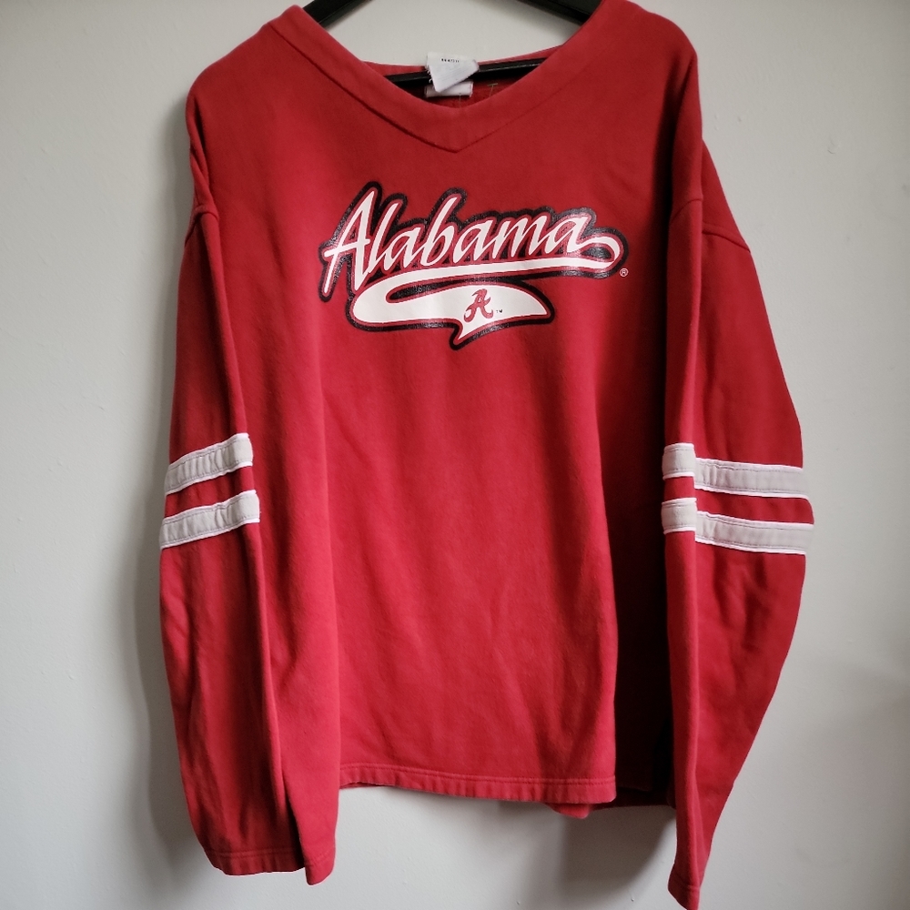 Sport Attach Alabama Crimsen Tide Red Womens Size Large Crew Neck Sweatshirt